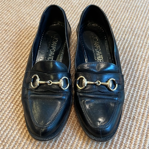 Joan & David Black Leather Horsebit Loafer Handmade in Italy - Picture 8 of 8